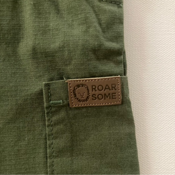 Carter’s 12 Months Baby Boy Tee & Shortalls Set Outfit Safari Animals - Picture 5 of 7